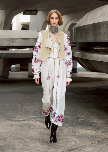 Isabel Marant Moyrae floral silk maxi dress