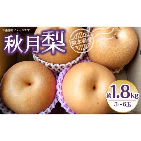 ふるさと納税 秋月梨 約1.8kg (3~6玉) 梨 なし 秋月 熊本県八代市