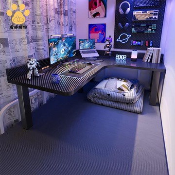 免運 快速發貨 床上桌 上下鋪大學生轉角桌 筆記本電腦桌 電競桌 宿舍神器L型拐角桌【AAWS109】