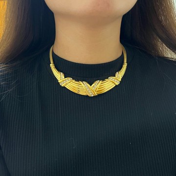 •Duchess•  MONET皇后造型亮鑽項鍊