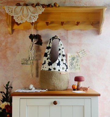 【限量現貨】Handmade手工編織/黃麻繩編織/肩背包/麻繩布包