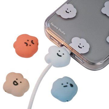 Square Studio 方坊 咬線器  喜怒哀樂套裝 白色 + 橘色 + 藍灰色 + 淺棕色  1組