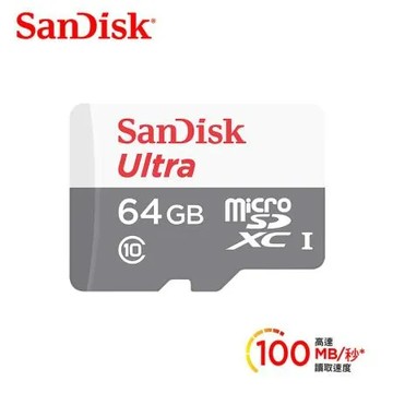 SanDisk Ultra microSDHC UHS-I 64GB 記憶卡 100MB/s