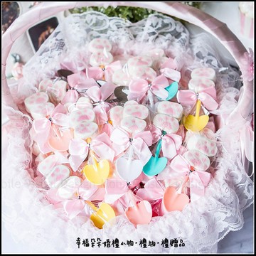 幸福鏟子「貓掌棉花糖」X100份+大提籃X1個(限宅配)- 喜糖/生日分享/婚禮禮物/二次進場/彌月禮