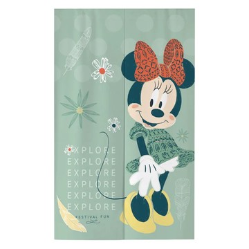 迪士尼米奇長門簾(羽毛米妮) 85x140cm  1入