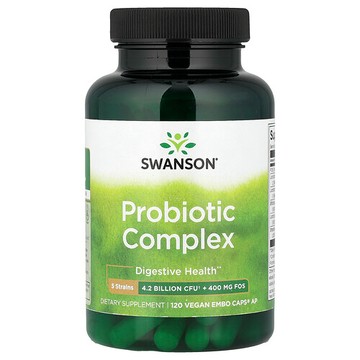 Swanson Vitamins, 益生菌複合物，120 粒素食 EMBO® Caps AP 膠囊