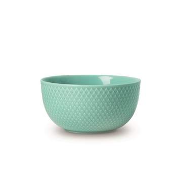 北歐櫥窗 Lyngby Porcelæn Rhombe 菱紋 缽碗（Ø 13cm、碧綠）