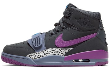 JORDAN LEGACY 312 DARK GREY PURPLE