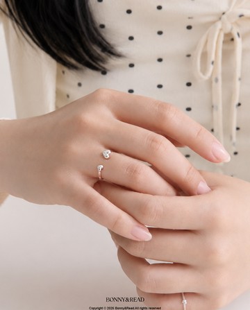 [預購] [韓國] 心心相印戒指 / Interlocking Hearts Ring