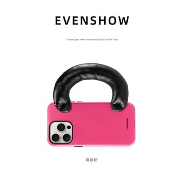 EVENSHOW磁吸magsafe新款菲林手提腕帶手機殼適用于蘋果iPhone16promax15/14/13小眾高級感超好看外殼保護套