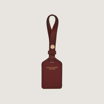 Strathberry - Leather Tag - Burgundy