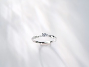 心之所向 | 鑽石戒指 / 鑽戒 / 白金 / 1分真鑽 | 婚戒系列