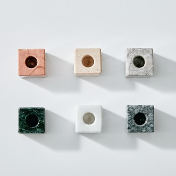 同達大理石 衛浴系列 天然質感大理石牙刷座 二入組 - 秘境紅