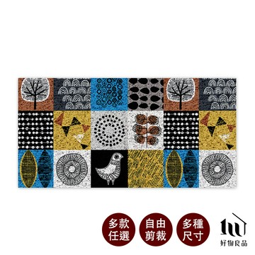 【好物良品】森林系列《自然森林》日本居家大尺寸高品質可剪裁玄關絲圈刮泥墊 玄關墊 除塵墊 大門墊 快速出貨可訂製尺寸