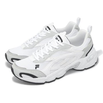 Fila 休閒鞋 Taurus V3 Lite 男鞋 女鞋 白 灰 拼接 緩衝 低筒 復古 情侶鞋 斐樂 4J036Z102