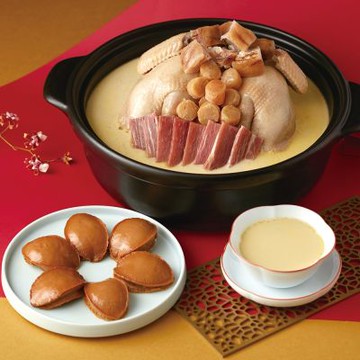 台北喜來登飯店 米其林請客樓．鮑魚一品雞湯(3200g/盒/10人份/年菜預購)