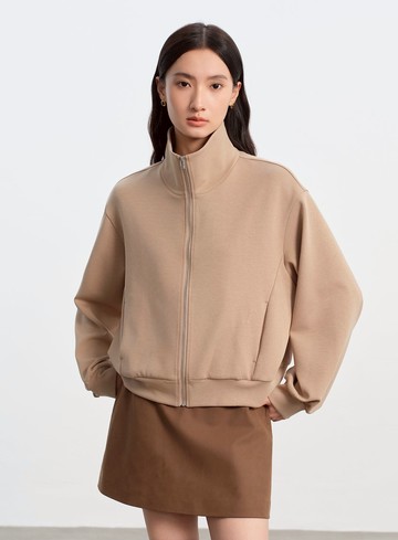 舒適小立領休閒外套