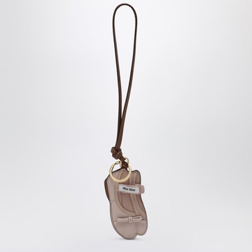 Trick leather Miu Ballet keyring
