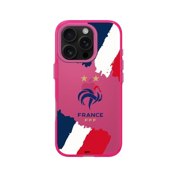 iPhone 16 Pro Clear 粉漾桃 - FFF - Logo - Flag
