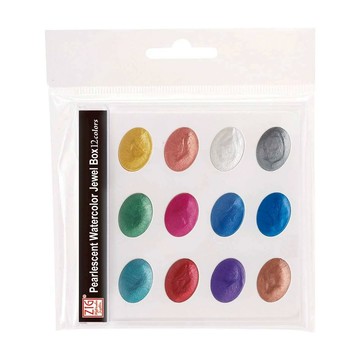 Kuretake 吳竹 珠寶水彩盒  12色