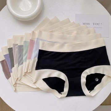 🎀台灣現貨🎀630#無痕中高腰內褲 莫代爾內褲 內褲女生 無痕內褲 冰絲內褲 內褲 內褲女 高腰無痕內褲 中高腰內褲