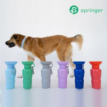 【springer】寵物外出水壺-經典款 650mL/22OZ(寵物水壺 外出水碗 喝水 寵物碗)