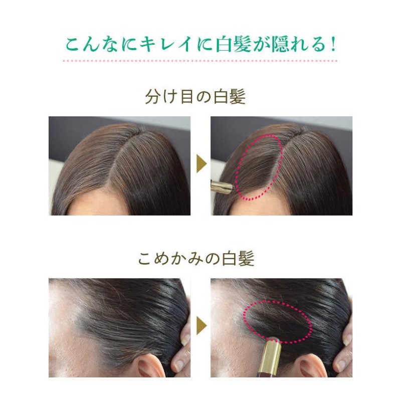 白髪隠し ソワニティー ヘアカラースティック 8g 2本セット 部分染め 