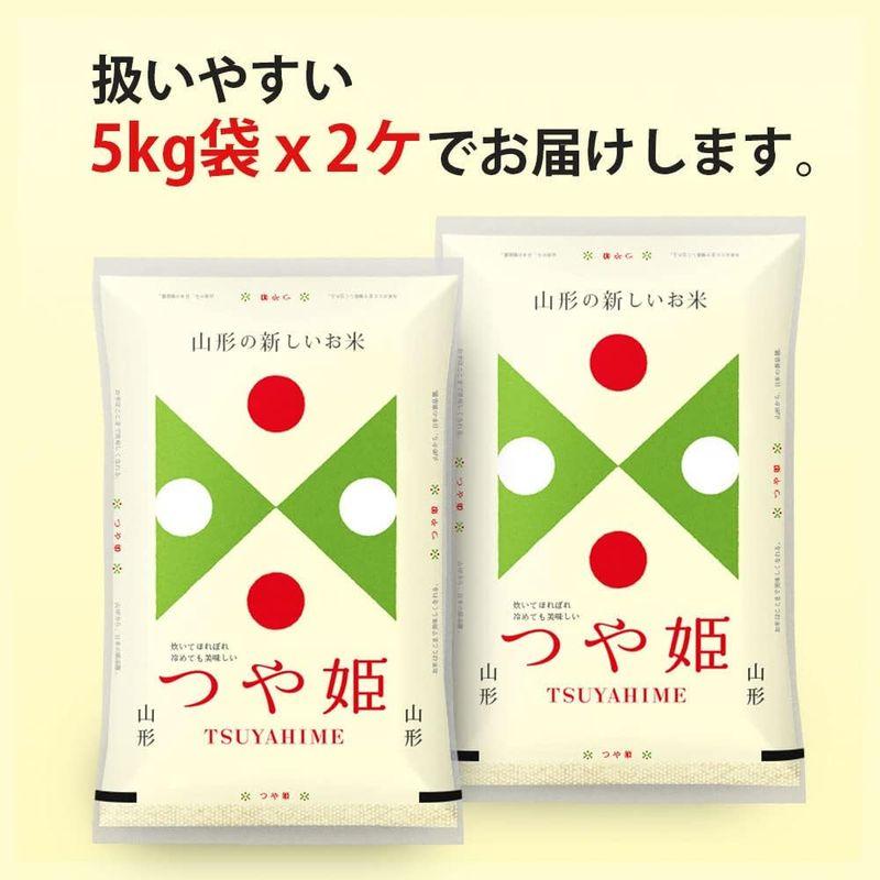 精米 白米 つや姫 10kg (5kgx2袋) 山形県産 令和4年産