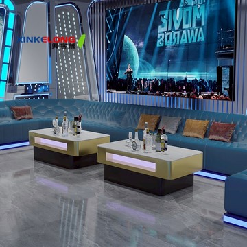 興客隆 茶几 不鏽鋼 岩板 KTV茶幾 包廂桌子 發光茶几 商務 清吧 酒吧 夜店 會所 茶桌 酒店  1276