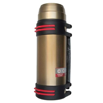 戶外旅行大容量304不鏽鋼保溫壺  金色  2L  1個