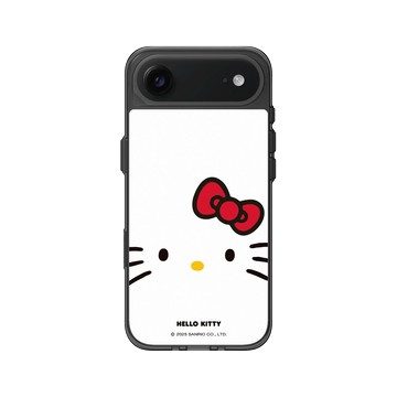 iPhone Air Clear (相機按鈕) 酷墨灰 - 三麗鷗-Hello Kitty - 大臉Hello Kitty
