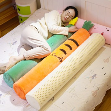 乳膠圓柱抱枕床上陪你睡床縫填充神器男生款睡覺夾腿長條枕頭女生