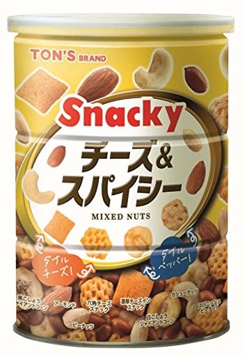 東洋ナッツ食品 チーズスパイシー缶 300G