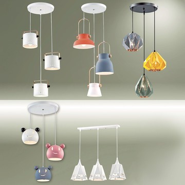 E27 馬卡龍餐吊燈  49-61851、61852、61853、61854、61855