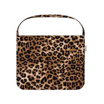 韓國 emis NEW LEOPARD CORDUROY ECO BAG 豹紋包 米色BEIGE