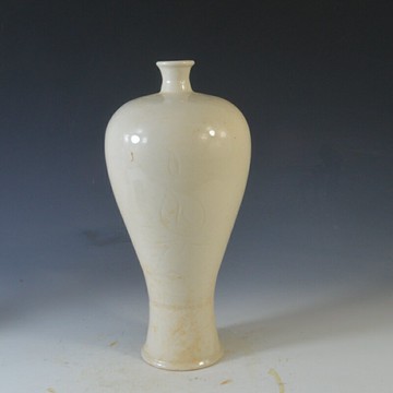仿古瓷器 復古兩宋風格 定窯白釉梅瓶 花瓶 古董古玩擺件老貨舊貨