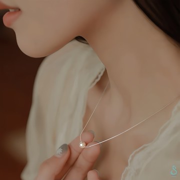 SUMMER 銀飾💫［S925純銀］簡約百搭 貝珠項鍊 珍珠項鍊  純銀項鍊 純銀飾品