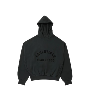 ESSENTIALS SS23 HOODIE JET BLACK