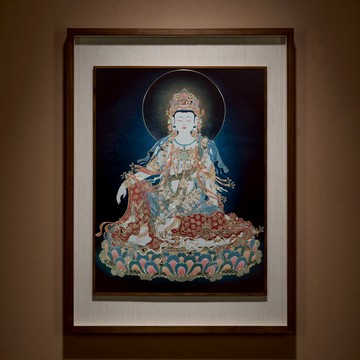 水月觀音(銅雕畫)