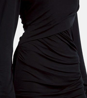 Marant Etoile Denise draped jersey minidress