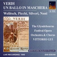 威爾第：歌劇《假面舞會》 (1949) Verdi: Un Ballo in Maschera (1949) (2CD) 【IDIS】