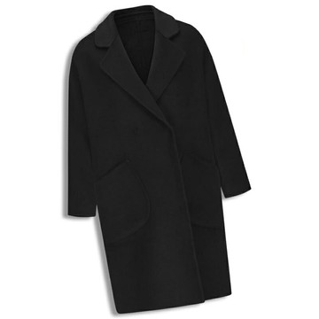 【巴黎精品】現貨+預購 真 100%羊毛大衣 毛呢外套-保暖中長版韓版寬鬆休閒女外套6色p1ag4