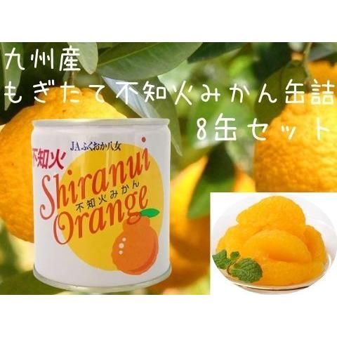 ギフト　お中元　お歳暮　お取り寄せスイーツ　九州産不知火みかん使用　不知火缶詰ギフト8缶　缶詰セット　フルーツ