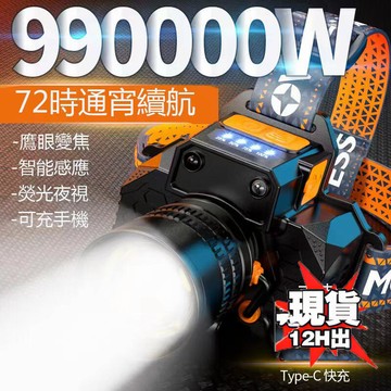 爆亮強光 夜巡燈 泛光頭燈 頭燈 led