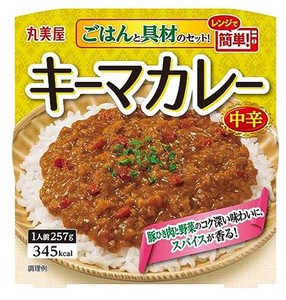 丸美屋 レンジで簡単! キーマカレー ごはん付き 257G×6個