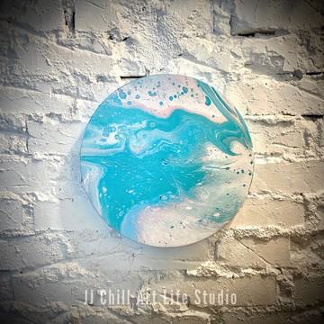 Frozen Xmas 藍色聖誕・微醺體驗盒 Tipsy Box | 可完成 2 幅畫作