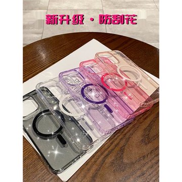 終結者適用蘋果16promax手機殼少女心閃粉iphone14pro/15PRO小清新防摔磁吸殼plus抗菌自修復13/12個性保護套