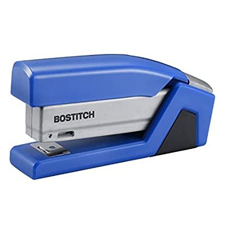 新品Bostitch Office Injoy Spring-Powered Compact Stapler Blue (1512)