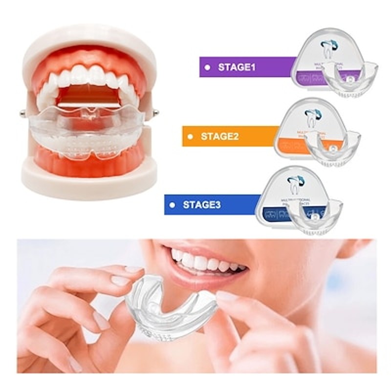 即日発送！正規品 4D歯列矯正 3段階 デンタルマウスピース 噛み合わせ 歯ぎしり いびき 通販 LINEポイント最大1.0%GET |  LINEショッピング