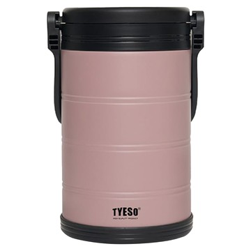 TYESO 泰碩 304不鏽鋼大容量手提冰桶  藕粉色  1個  5L